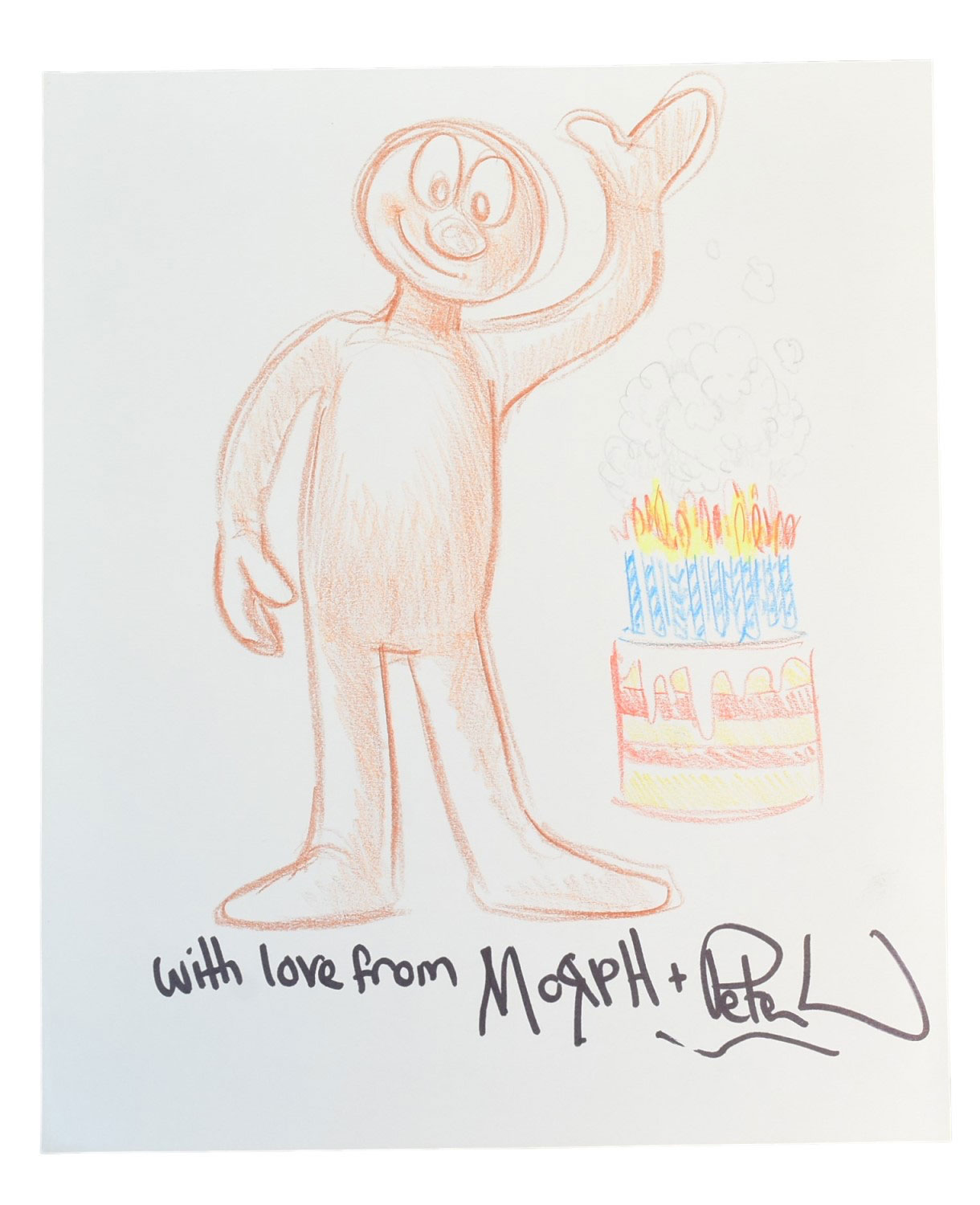 Aardman Animations Morph Peter Lord Autograph