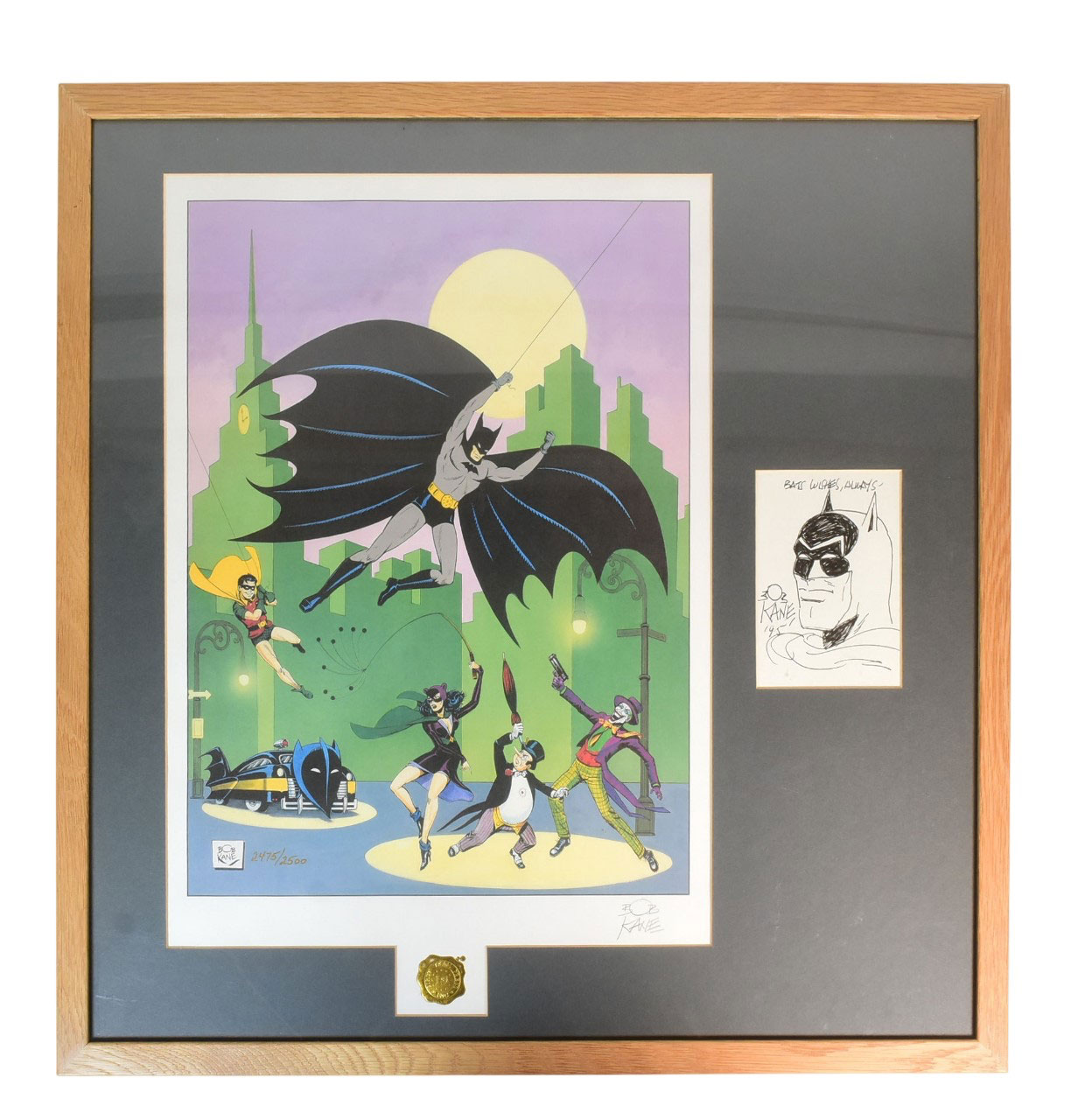 Bob Kane Batman Autograph