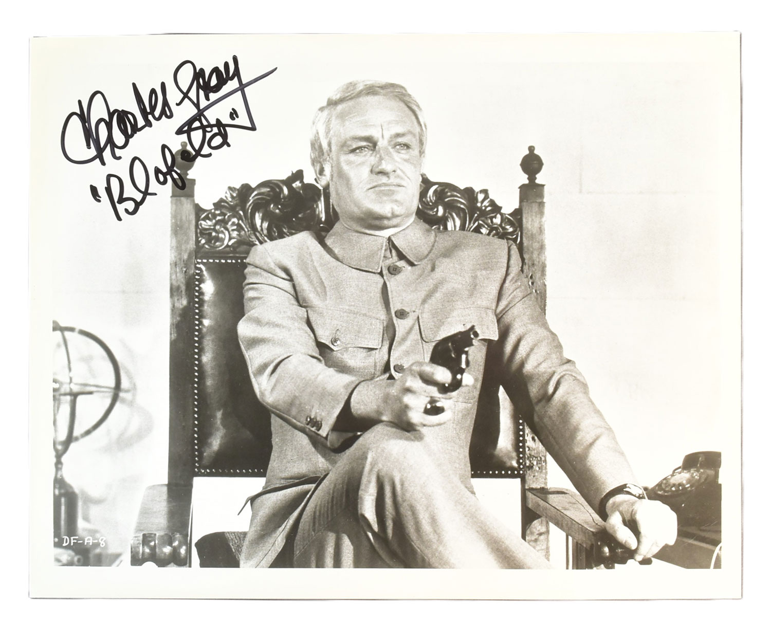 Charles Gray Autograph