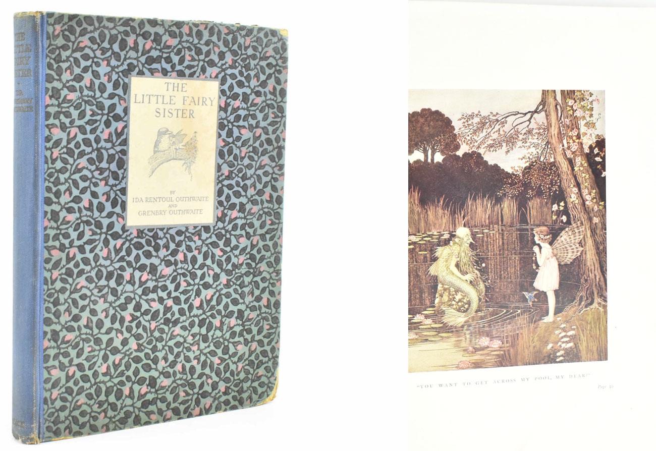 The Little Fairy Sister by Ida Rentoul Outhwaite & Grenbry (1923, first edition)