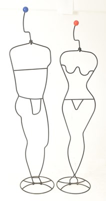 Lot 58 - LAURIDS LONBORG FOR IKEA - PAIR OF MALE & FEMALE VALET STANDS