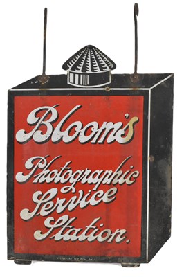 Lot 3 - BLOOM'S PHOTOGRAPHIC SERVICE STATION ENAMEL SIGN
