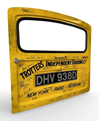 Lot 30 - ONLY FOOLS & HORSES - DAVID JASON + CAST SIGNED VAN DOOR