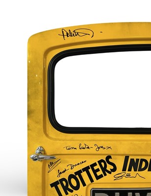Lot 30 - ONLY FOOLS & HORSES - DAVID JASON + CAST SIGNED VAN DOOR