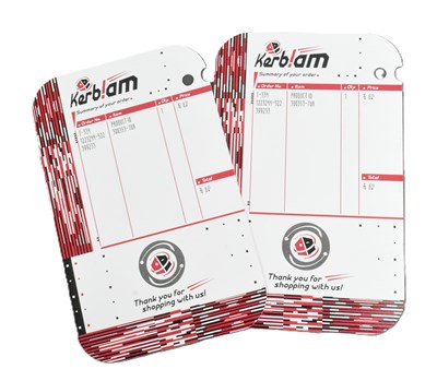 Lot 253 - DOCTOR WHO - KERBLAM! - PRODUCTION USED PROP PACKING SLIPS