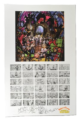 Lot 92 - WALLACE & GROMIT CURSE OF THE WERE-RABBIT - SIGNED PRINT