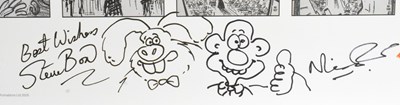 Lot 92 - WALLACE & GROMIT CURSE OF THE WERE-RABBIT - SIGNED PRINT
