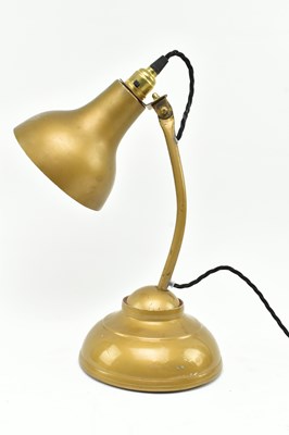 Lot 461 - THE VICTOR - C. BETTA - MID CENTURY GOLD PAINTED METAL DESK LAMP