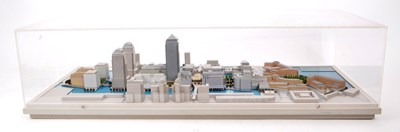 Lot 450 - 1980S CANARY WHARF ARCHITECTS CASED DIORAMA
