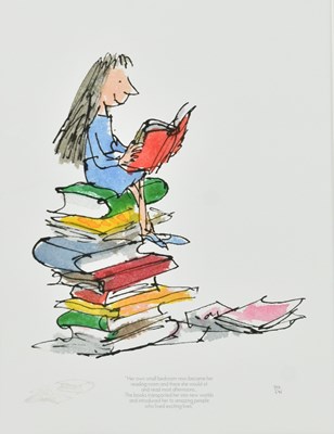 Lot 98 - QUENTIN BLAKE - MATILDA - ORIGINAL COLLECTOR'S LIMITED EDITION