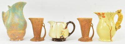 Lot 533 - BURLEIGH WARE - COLLECTION OF FIVE PIECES OF ART DECO CERAMICS