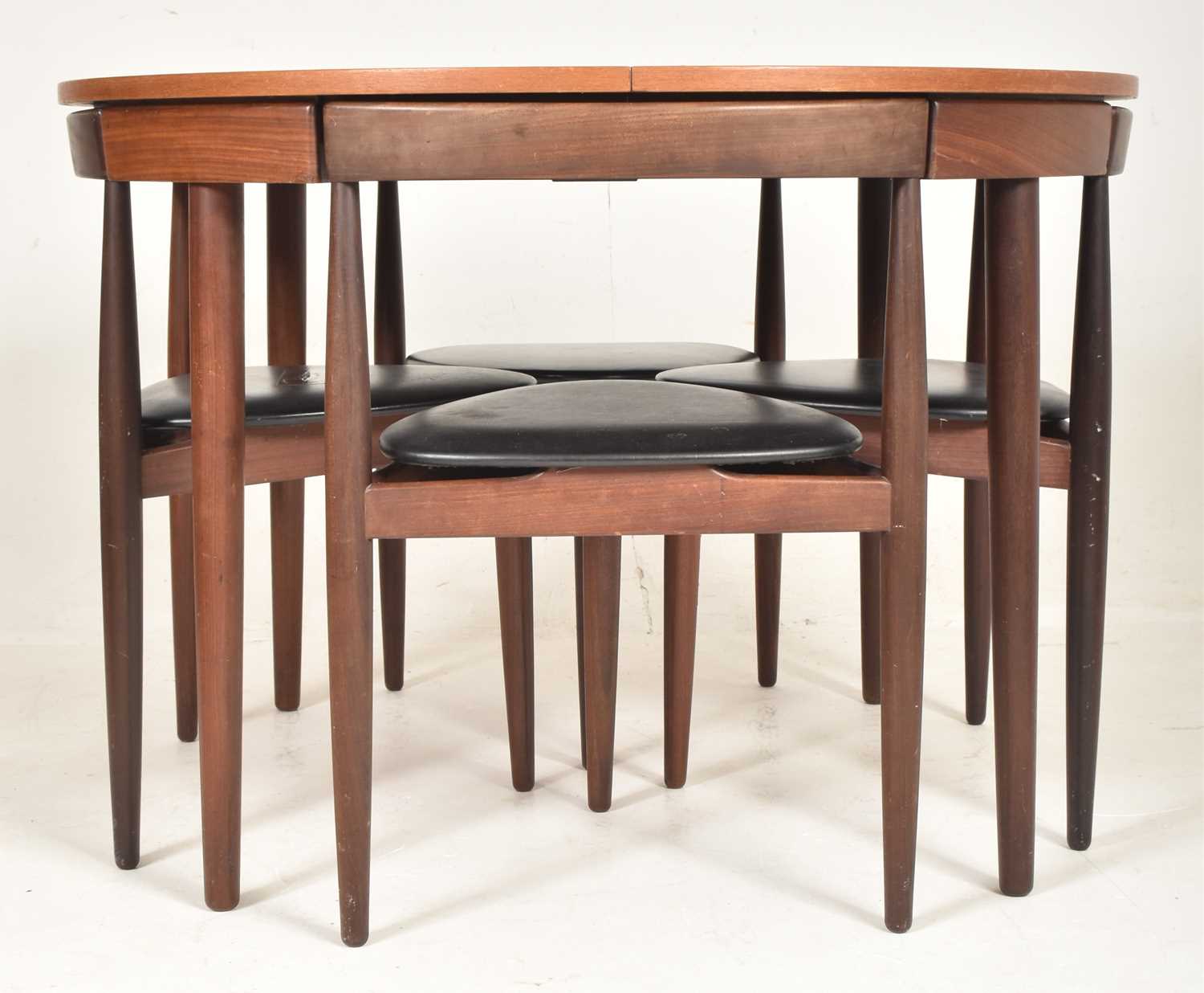 Lot 300 - HANS OLSEN FOR FREM ROJLE - ROUNDETTE TABLE & CHAIRS