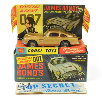 Lot 49 - DIECAST - VINTAGE CORGI TOYS DIECAST JAMES BOND ASTON MARTIN DB5
