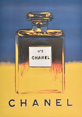 Lot 170 - ANDY WARHOL - 1997 CHANEL NO. 5 LITHOGRAPH POSTER