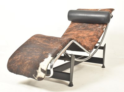 Lot 230 - AFTER LE CORBUSIER - CASSINA TYPE LC4 CHAISE LOUNGE CHAIR