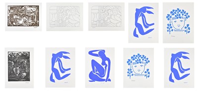 Lot 65 - PICASSO & MATISSE - COLLECTION OF 10 VINTAGE SCREENPRINTS