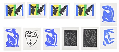 Lot 76 - PICASSO & MATISSE - COLLECTION OF 11 VINTAGE SCREENPRINTS