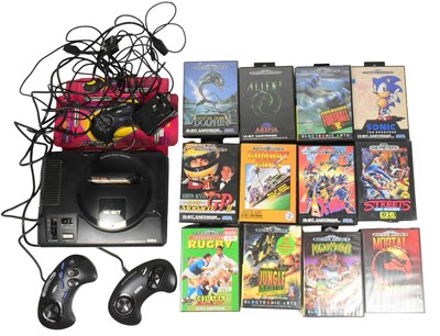 Lot 456 - RETRO GAMING - VINTAGE SEGA MEGA DRIVE & GAMES