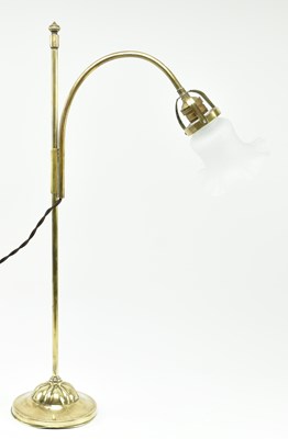 Lot 257 - ITALIAN ART DECO CIRCA 1930S BRASS CANTILEVER DESK LAMP