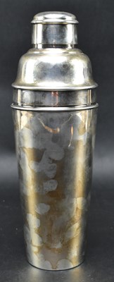 Lot 56 - MAPPIN & WEBB - ART DECO PRINCE'S SILVER PLATE COCKTAIL SHAKER