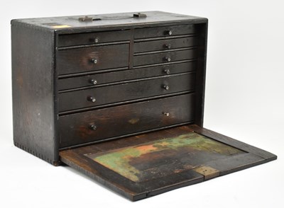 Lot 535 - NESLEIN - EARLY 20TH CENTURY 1930S MAHOGANY CASED TOOL CHEST