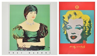 Lot 96 - ANDY WARHOL - TWO VINTAGE OFFSET LITHOGRAPH POSTERS