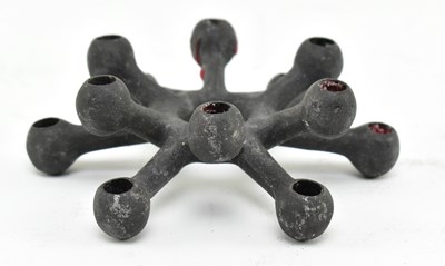Lot 335 - MID CENTURY DANSK DESIGNS CAST IRON SPIDER CANDELABRA