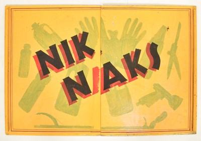 Lot 123 - NIK NAKS - FAIRGROUND / FUNFAIR HAND PAINTED SIGN