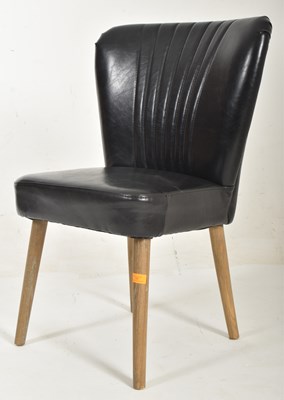 Lot 567 - BRITISH DESIGN 20TH CENTURY LEATHER COCKTAIL LOUNGE CHAIR