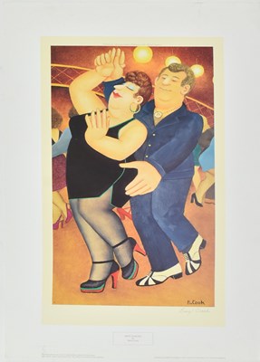 Lot 43 - BERYL COOK (1926-2008) - 'DIRTY DANCING' - 2008