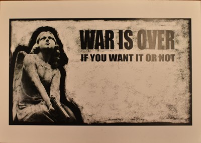Lot 67 - JAMES CAUTY - WAR IS OVER IF YOU WANT IT OR NOT 2007