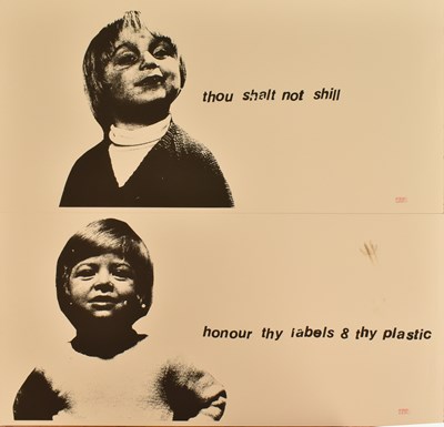 Lot 107 - DR. D - THOU SHALT NOT SHILL & HONOUR THY LABELS & THY PLASTIC