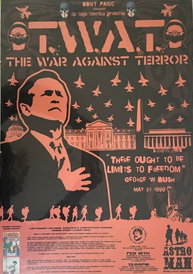 Lot 111 - ASTROMAN - "THE WAR AGAINST TERROR" G. BUSH 2003