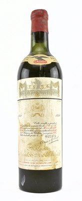 Lot 170 - J. CALVET 1954 CHATEAU MOUTON ROTHSCHILD WINE (1)
