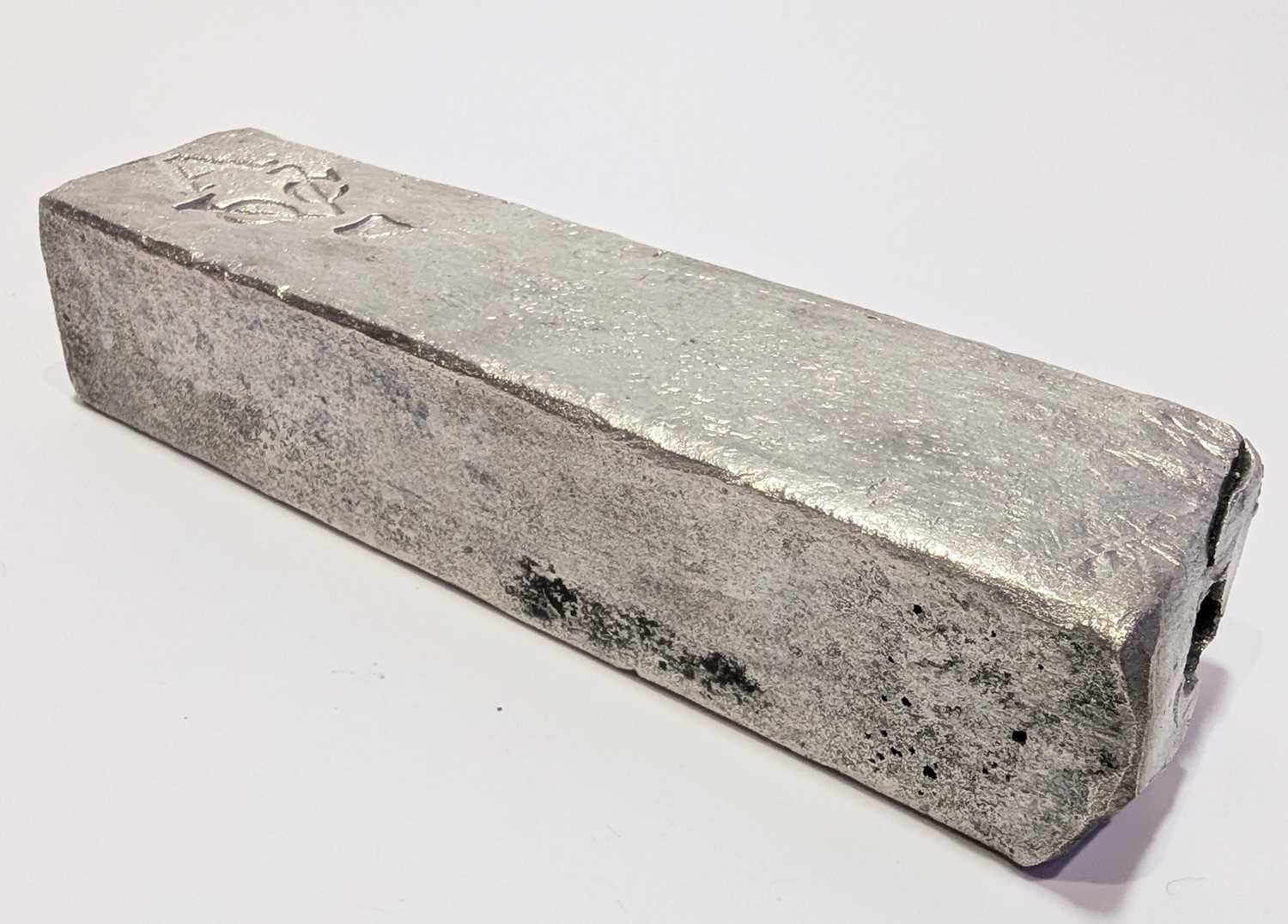 Lot 10 - DUTCH (V.O.C.) SILVER INGOT BAR SALVAGE ROOSWIJK CARGO CIRCA 1739