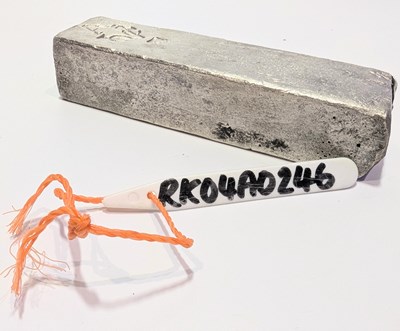 Lot 10 - DUTCH (V.O.C.) SILVER INGOT BAR SALVAGE ROOSWIJK CARGO CIRCA 1739