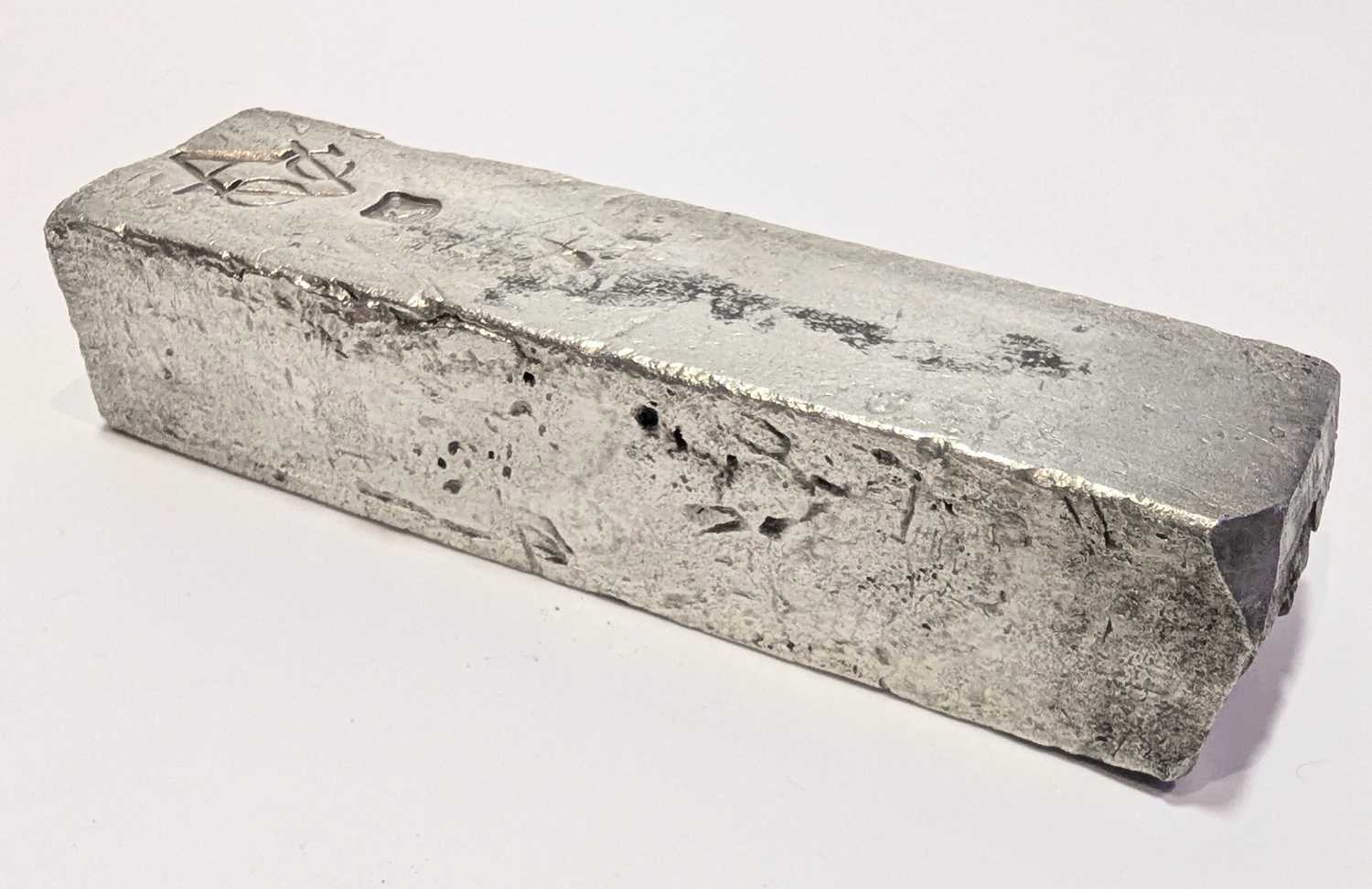 Lot 5 - DUTCH (V.O.C.) SILVER INGOT BAR SALVAGE ROOSWIJK CARGO CIRCA 1739