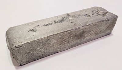 Lot 5 - DUTCH (V.O.C.) SILVER INGOT BAR SALVAGE ROOSWIJK CARGO CIRCA 1739