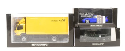 Lot 33 - DIECAST - X3 BOXED MINICHAMPS DIECAST MODELS