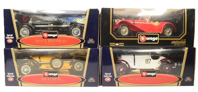 Lot 213 - DIECAST - COLLECTION OF BURAGO 1/18 SCALE DIECAST MODELS