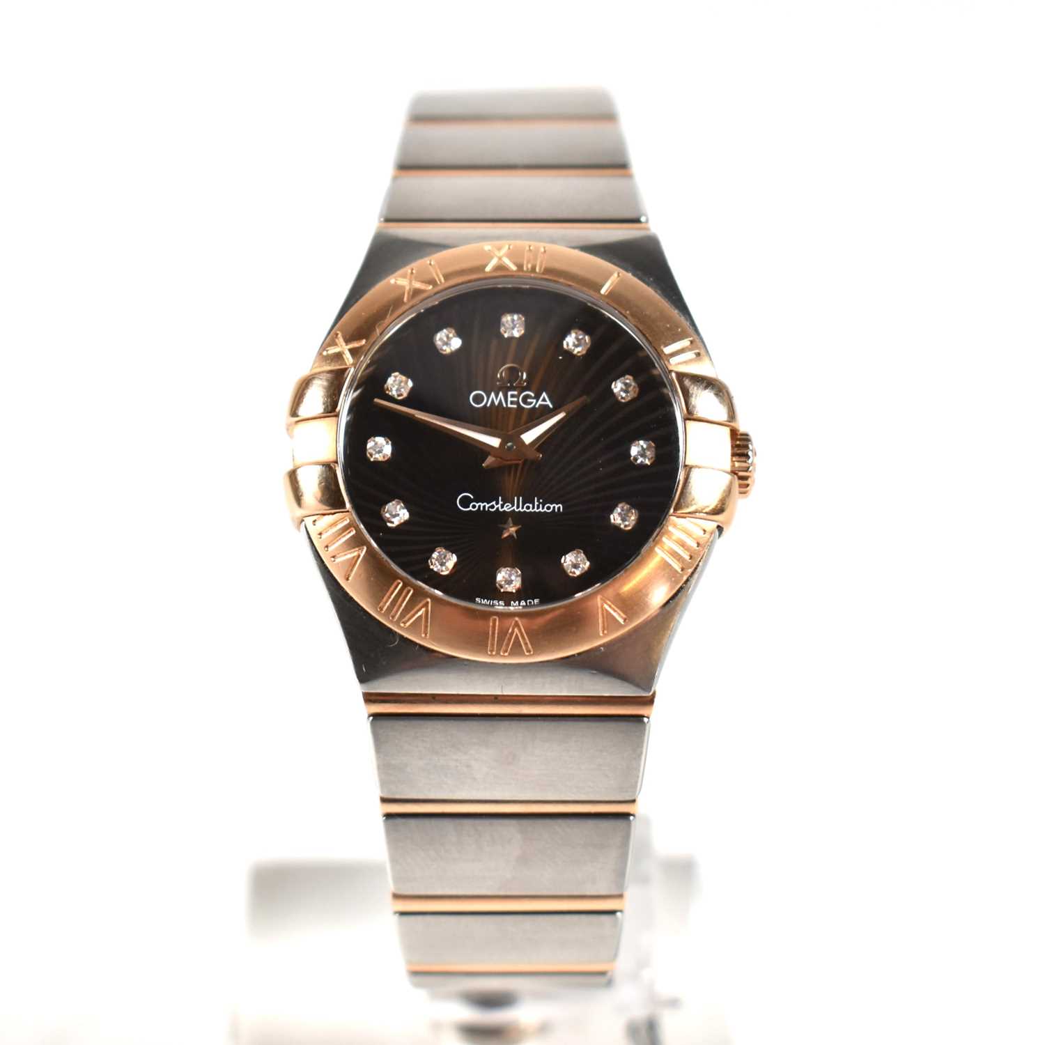 Lot 19 - OMEGA CONSTELLATION 18CT ROSE GOLD WRISTWATCH