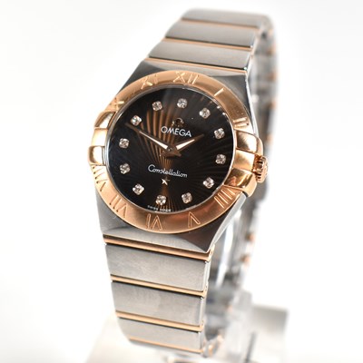 Lot 19 - OMEGA CONSTELLATION 18CT ROSE GOLD WRISTWATCH