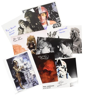 Lot 205 - STAR WARS - ORIGINAL TRILOGY - COLLECTION OF SIGNED 8X10" PHOTOGRAPHS