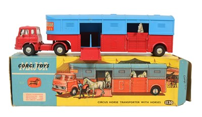 Lot 151 - DIECAST - VINTAGE CORGI MAJOR TOYS CIRCUS HORSE TRANSPORTER
