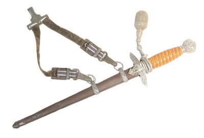 Lot 240 - WWII SECOND WORLD WAR THIRD REICH NAZI GERMAN LUFTWAFFE DAGGER