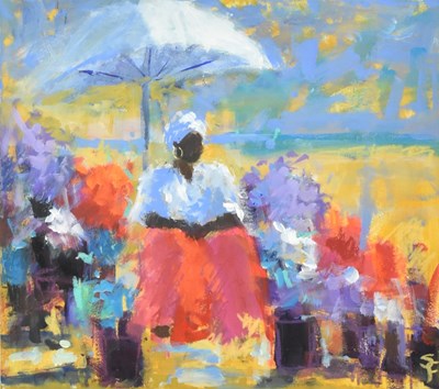 Lot 30 - SORAYA FRENCH PSWA, SFP (1957-) - MIXED MEDIA PAINTING