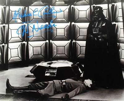 Lot 165 - STAR WARS - MICHAEL CULVER - CAPT NEEDA - 11X14" SIGNED PHOTO