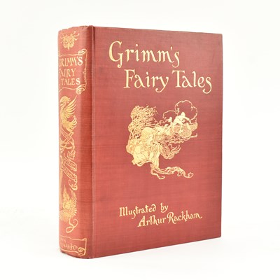 Lot 6 - RACKHAM, ARTHUR. 1909 THE FAIRY TALES OF THE BROTHERS GRIMM ORIGINAL GILT CLOTH