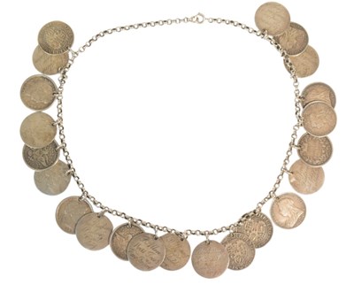 Lot 80 - VAUDEVILLE / THEATRE - NECKLACE ENGRAVED WITH THEATRE MANAGERS