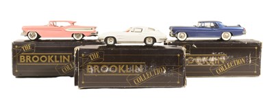 Lot 52 - DIECAST - X3 BROOKLIN MODELS 1/43 SCALE DIECAST MODEL CARS